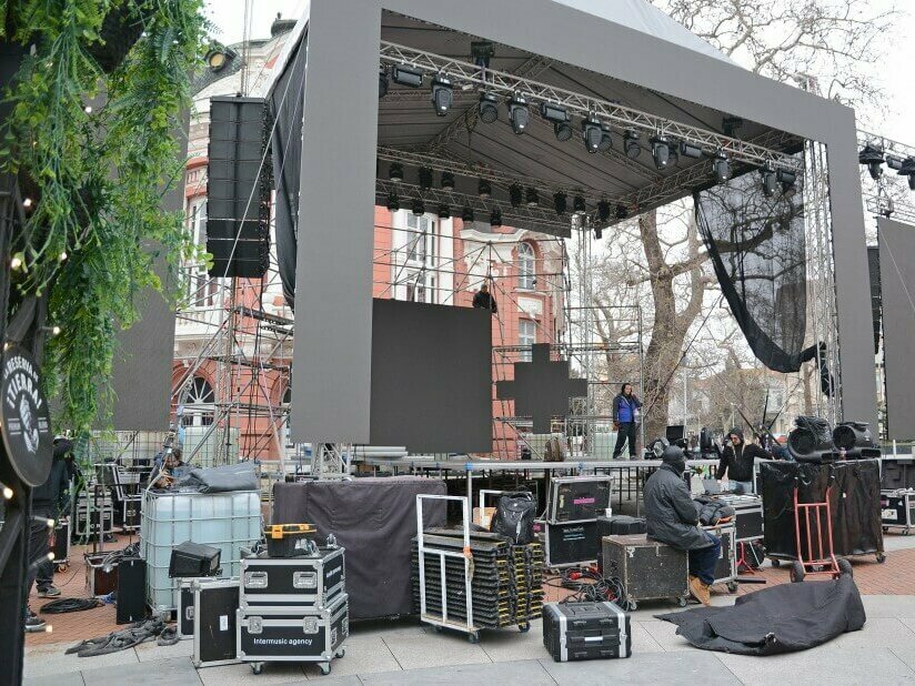 Новогодишен концерт на 3D LED сцена