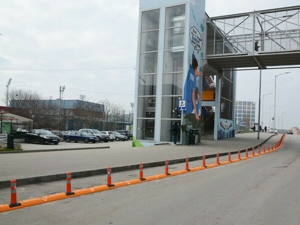 Обезопасиха велоалеята до стадион „Спартак“