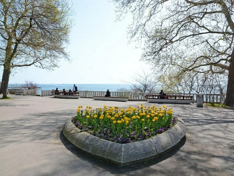 Морската градина с цветна пролетна премяна