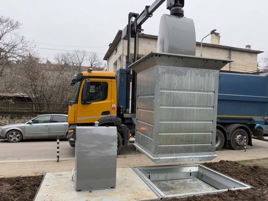 Сключен е договорът за 40 подземни контейнера