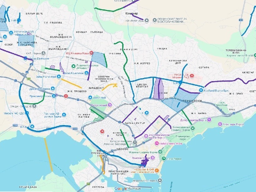 Интерактивна карта на инфраструктурните обекти